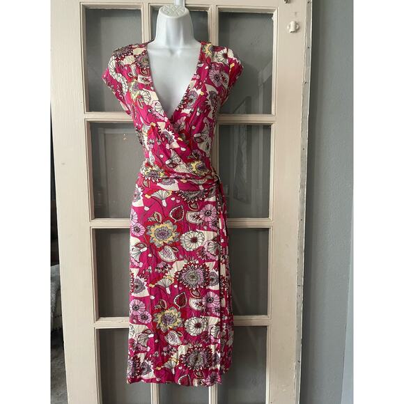 H&M Wrap‎ Floral Dress - Picture 1 of 8